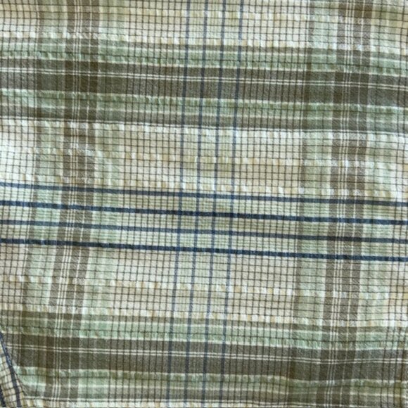 TAYLOR & HENRY WOVENS 100% COTTON XL Short Sleeve Button Front Shirt - Picture 7 of 8